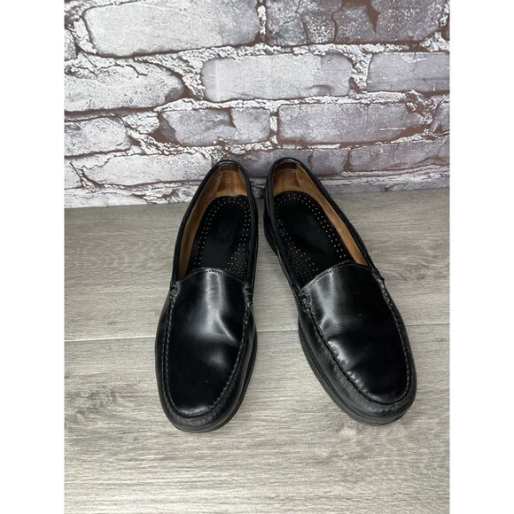 G.H. Bass & Co Weejuns Black Leather Moccasin Loafers Dress Shoes Men Sz 9.5D US main image 16